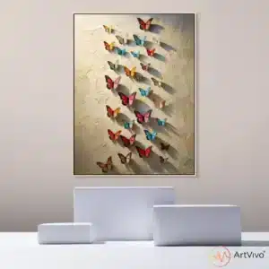 cuadros de animales de mariposas para sala