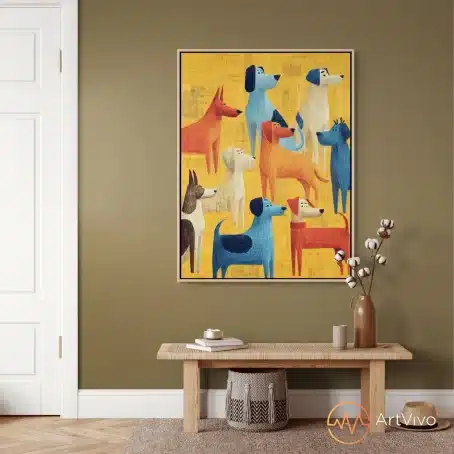 Cuadros decorativos en lienzo para sala estilo moderno ArtVivo