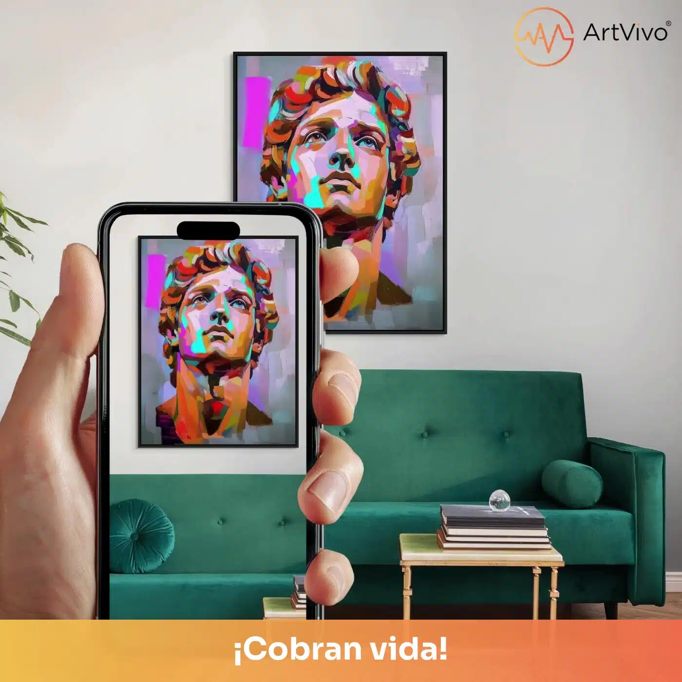 David Vivo: cuadro decorativo animado, la imagen cobra vida en tu celular con ArtVivo