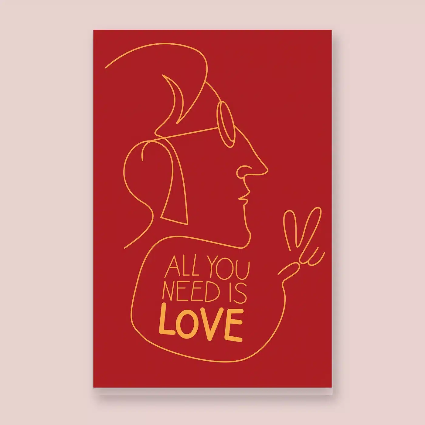 Postal animada All You Need Is Love de ArtVivo