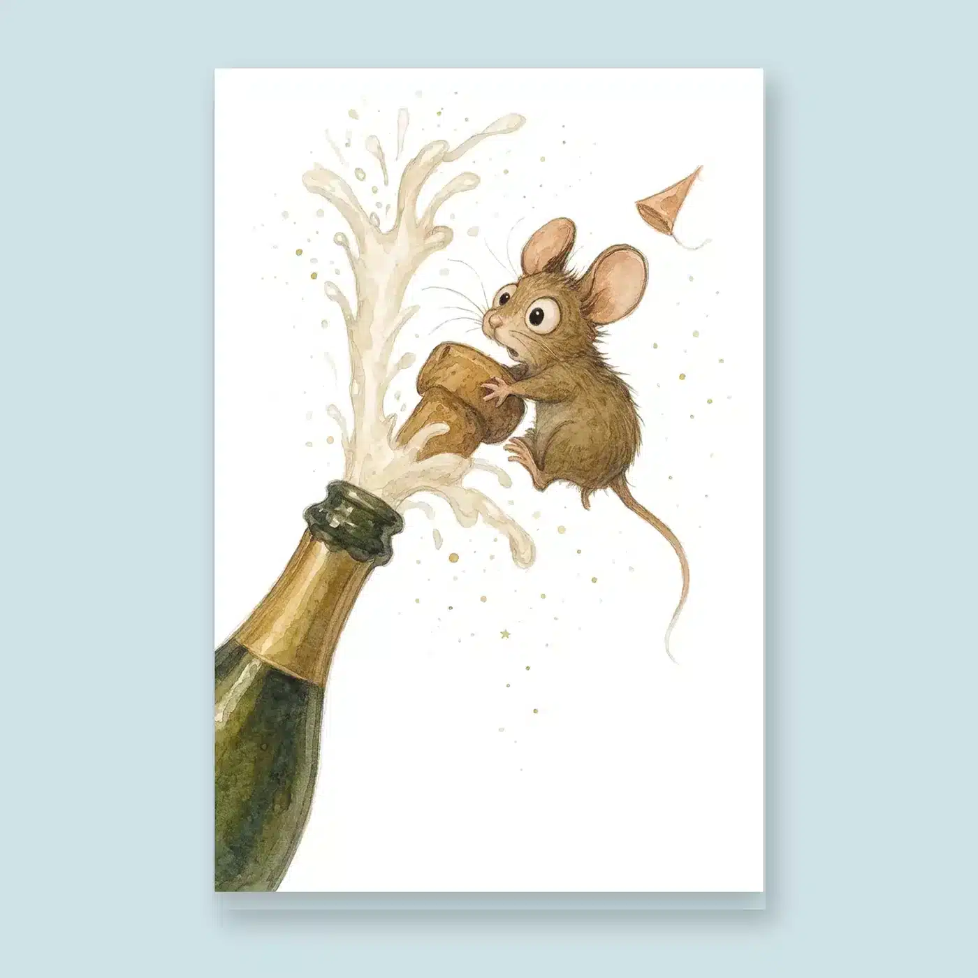 Postal animada Ratoncito de Celebración de ArtVivo