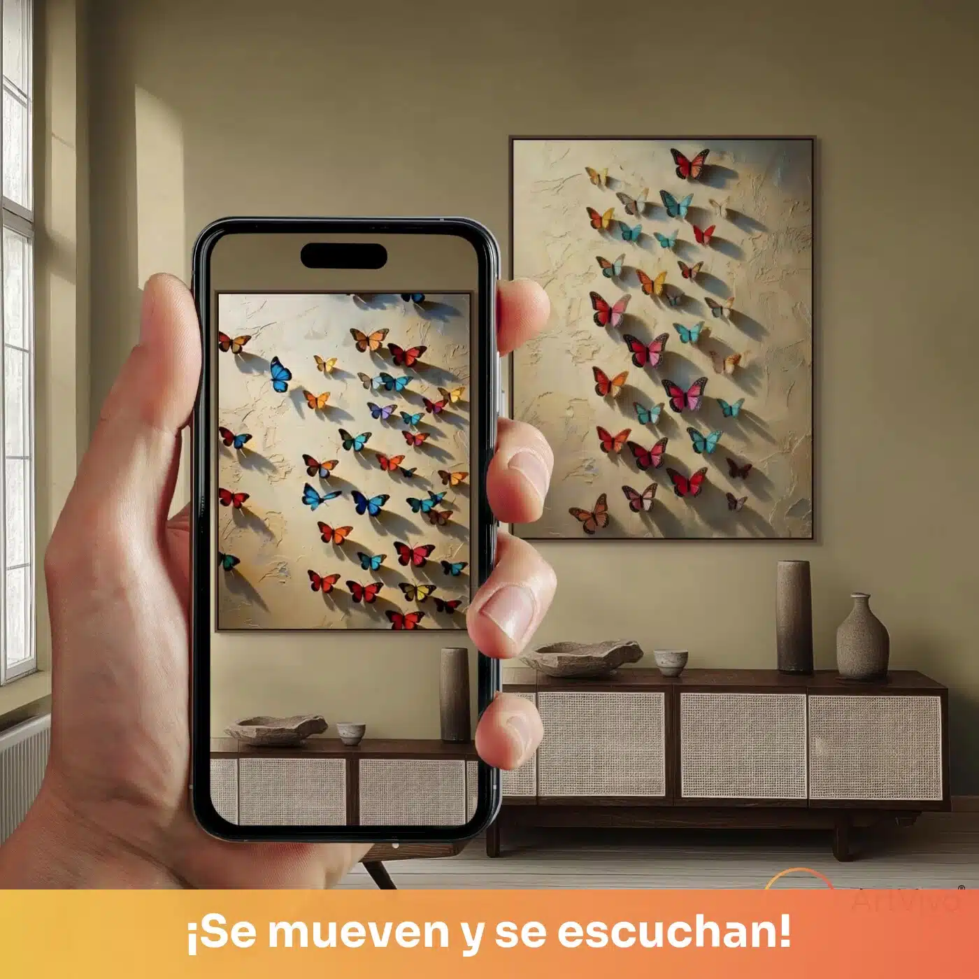 Primavera Eterna: cuadro decorativo animado, la imagen cobra vida en tu celular con ArtVivo