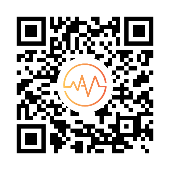 Código QR para ver Gato Multicolor | Cuadro Decorativo Animado en tu espacio
