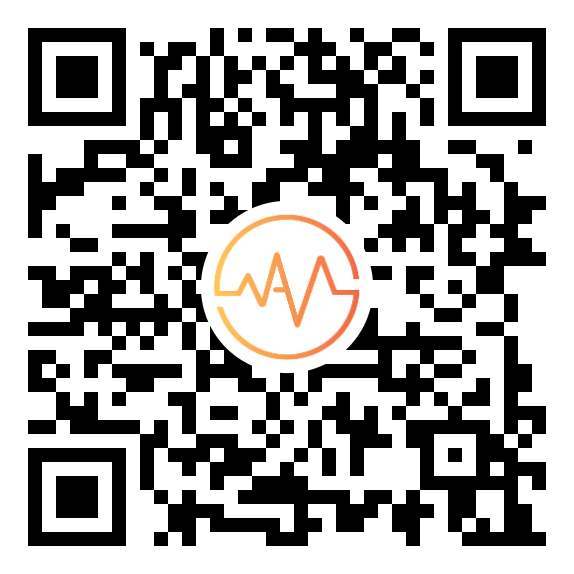 Código QR para ver Pup Fiction | Cuadro Decorativo Animado en tu espacio